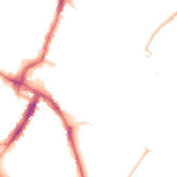 Night-time road noise heatmap for CR4 2LG