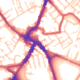 Daytime road noise heatmap for CR4 2PE