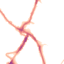 Night-time road noise heatmap for CR4 2PE