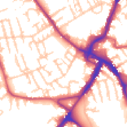 Daytime road noise heatmap for CR4 3AX