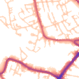 Daytime road noise heatmap for CR4 3BQ