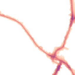 Night-time road noise heatmap for CR4 3ES