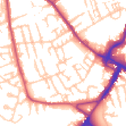Daytime road noise heatmap for CR4 3GN
