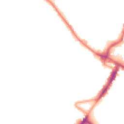 Night-time road noise heatmap for CR4 3GN