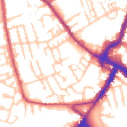 Daytime road noise heatmap for CR4 3GR