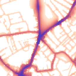 Daytime road noise heatmap for CR4 3LD