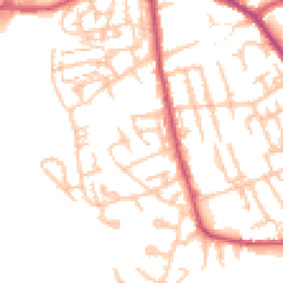 Daytime road noise heatmap for CR4 3QZ