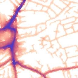 Daytime road noise heatmap for CR4 3RP