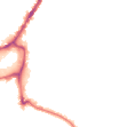 Night-time road noise heatmap for CR4 3RP
