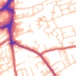 Daytime road noise heatmap for CR4 3SF