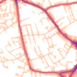 Daytime road noise heatmap for CR4 3ZP