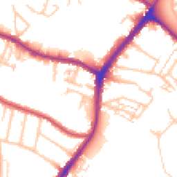 Daytime road noise heatmap for CR4 4BL