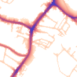 Daytime road noise heatmap for CR4 4BP