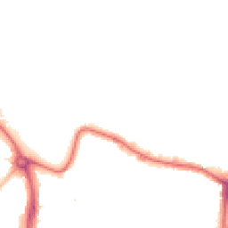 Night-time road noise heatmap for CR4 4DY