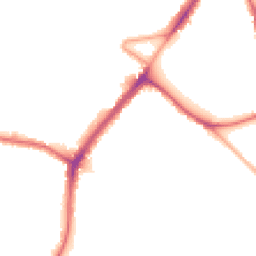 Night-time road noise heatmap for CR4 4EH