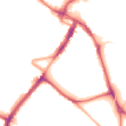 Night-time road noise heatmap for CR4 4LB