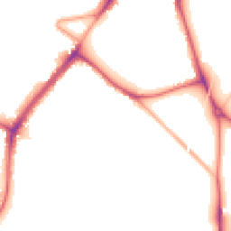 Night-time road noise heatmap for CR4 4LW