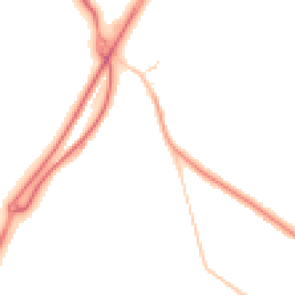 Night-time road noise heatmap for CR5 1AA