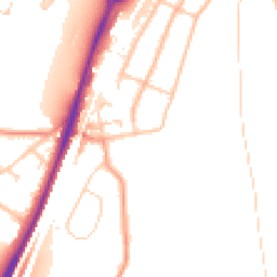 Daytime road noise heatmap for CR5 1AD