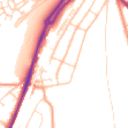 Daytime road noise heatmap for CR5 1AH