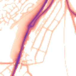 Daytime road noise heatmap for CR5 1AP