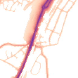 Daytime road noise heatmap for CR5 1AR
