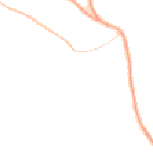 Night-time road noise heatmap for CR5 1BB