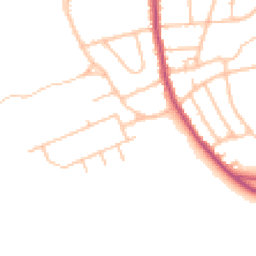 Daytime road noise heatmap for CR5 1BL