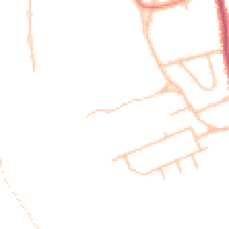 Daytime road noise heatmap for CR5 1BN