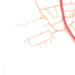 Daytime road noise heatmap for CR5 1BP