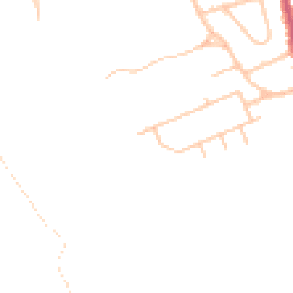 Daytime road noise heatmap for CR5 1BR