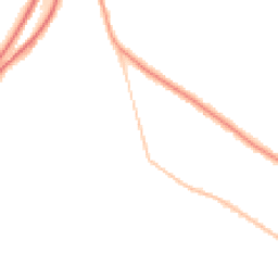 Night-time road noise heatmap for CR5 1DD