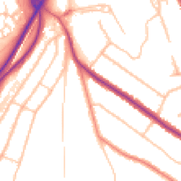 Daytime road noise heatmap for CR5 1DG