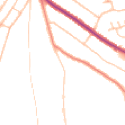 Daytime road noise heatmap for CR5 1DL