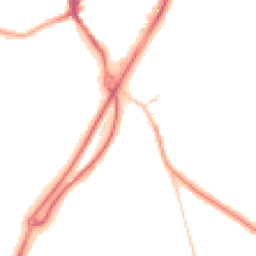 Night-time road noise heatmap for CR5 1DQ