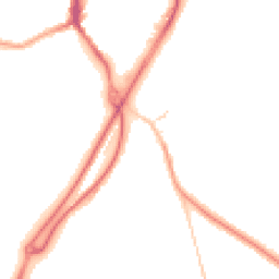Night-time road noise heatmap for CR5 1DR