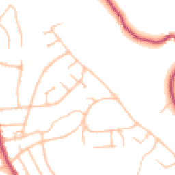 Daytime road noise heatmap for CR5 1EZ