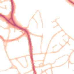 Daytime road noise heatmap for CR5 1HG