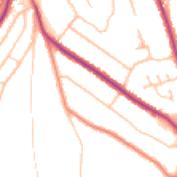 Daytime road noise heatmap for CR5 1PF