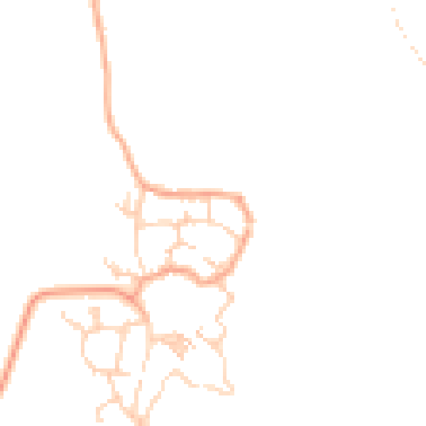 Daytime road noise heatmap for CR5 1PL