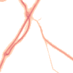 Night-time road noise heatmap for CR5 1RD