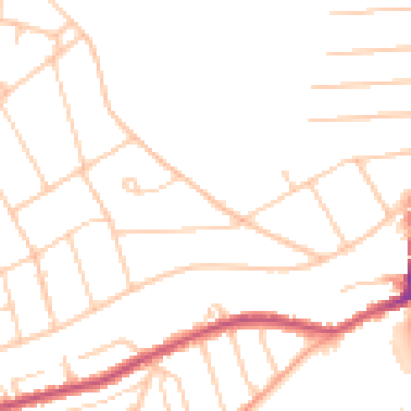 Daytime road noise heatmap for CR5 2DL