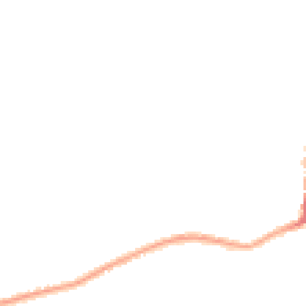 Night-time road noise heatmap for CR5 2DL