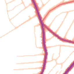 Daytime road noise heatmap for CR5 2ED