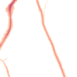 Night-time road noise heatmap for CR5 2JS