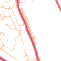 Daytime road noise heatmap for CR5 2LL