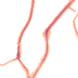 Night-time road noise heatmap for CR5 2NB
