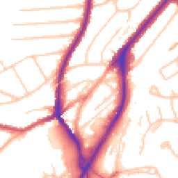 Daytime road noise heatmap for CR5 2ND
