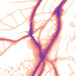 Daytime road noise heatmap for CR5 2NF