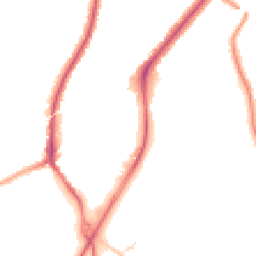 Night-time road noise heatmap for CR5 2NS